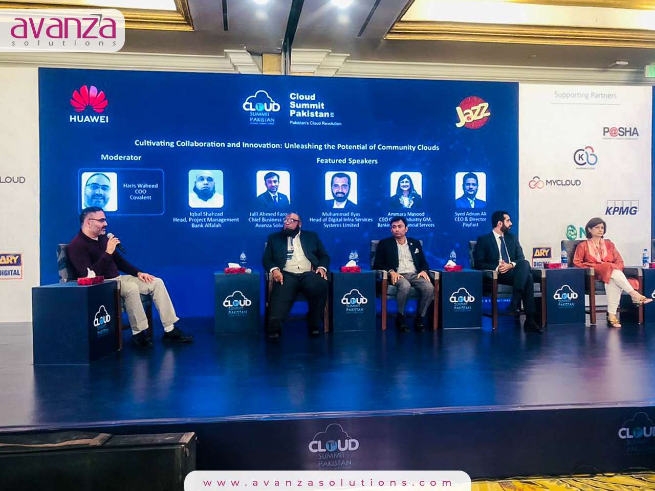 Avanza Solutions at Cloud Summit Pakistan